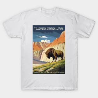 Yellowstone National Park Vintage Poster T-Shirt